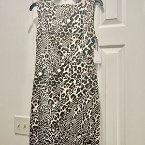 Animal print, Calvin Klein dress. New with tags, size 6 Women